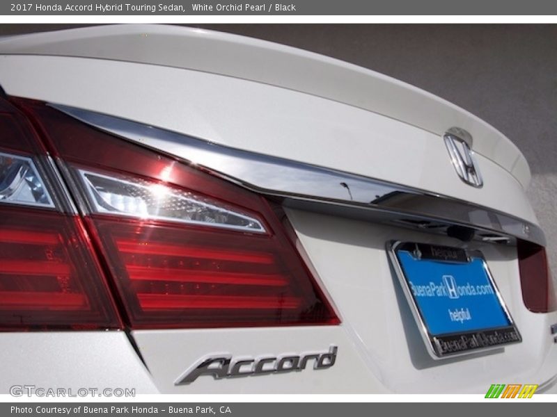 White Orchid Pearl / Black 2017 Honda Accord Hybrid Touring Sedan