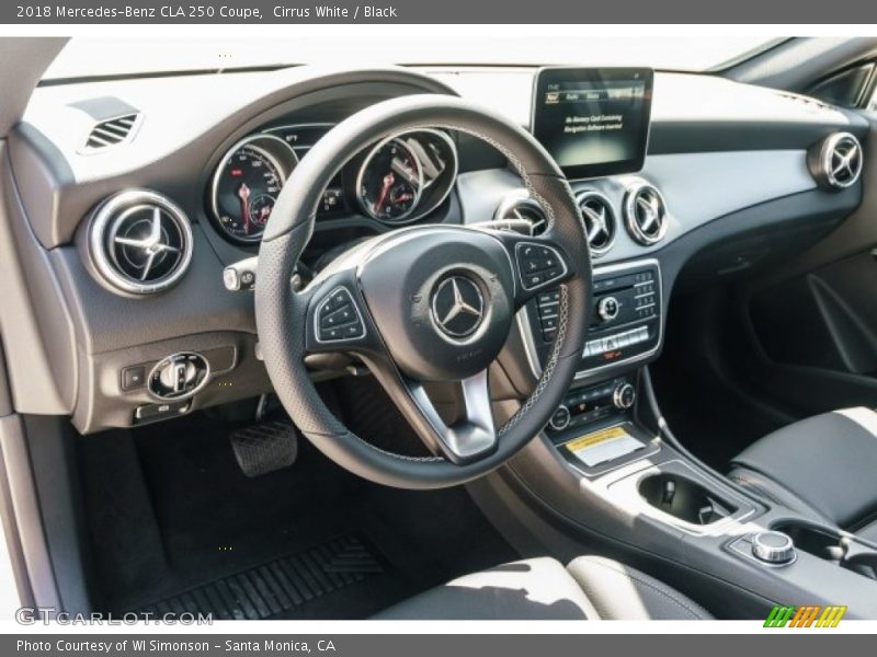Cirrus White / Black 2018 Mercedes-Benz CLA 250 Coupe