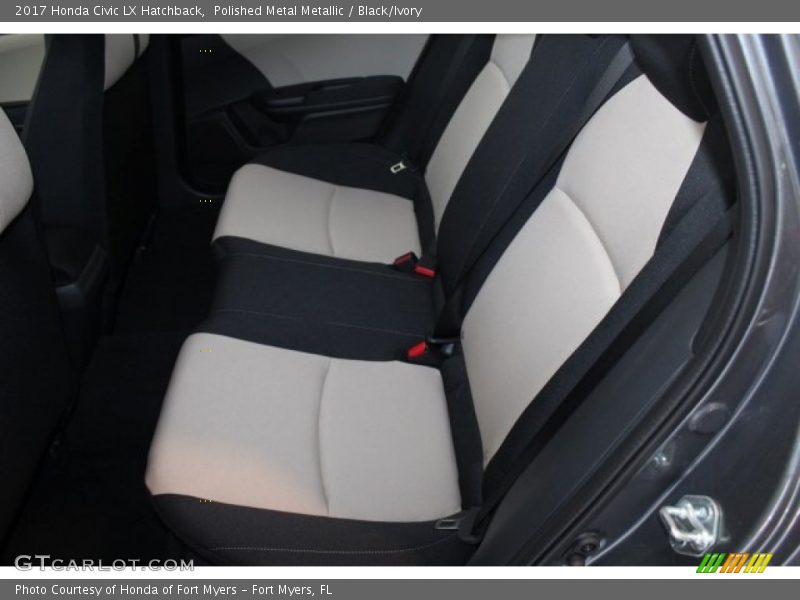Polished Metal Metallic / Black/Ivory 2017 Honda Civic LX Hatchback