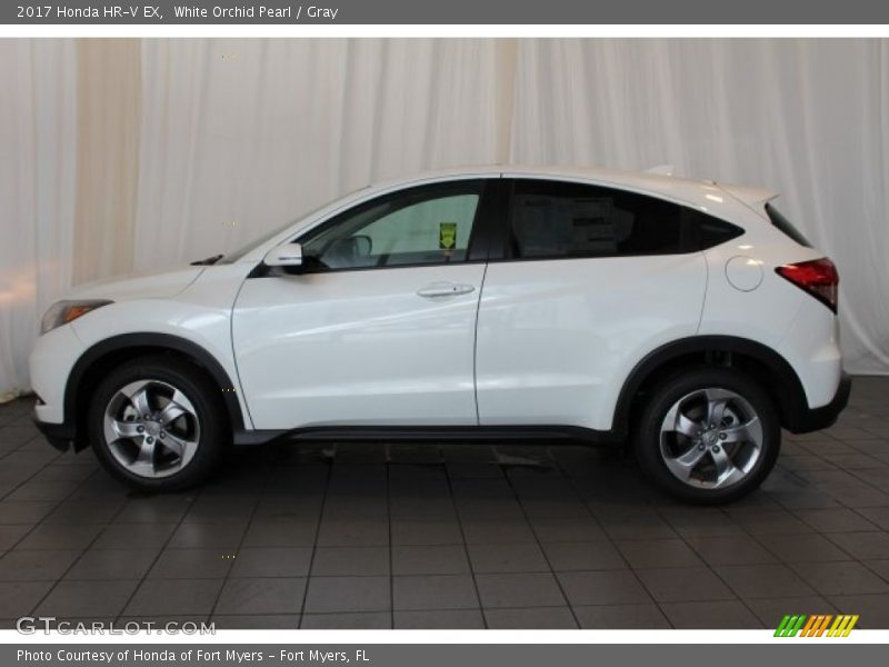 White Orchid Pearl / Gray 2017 Honda HR-V EX