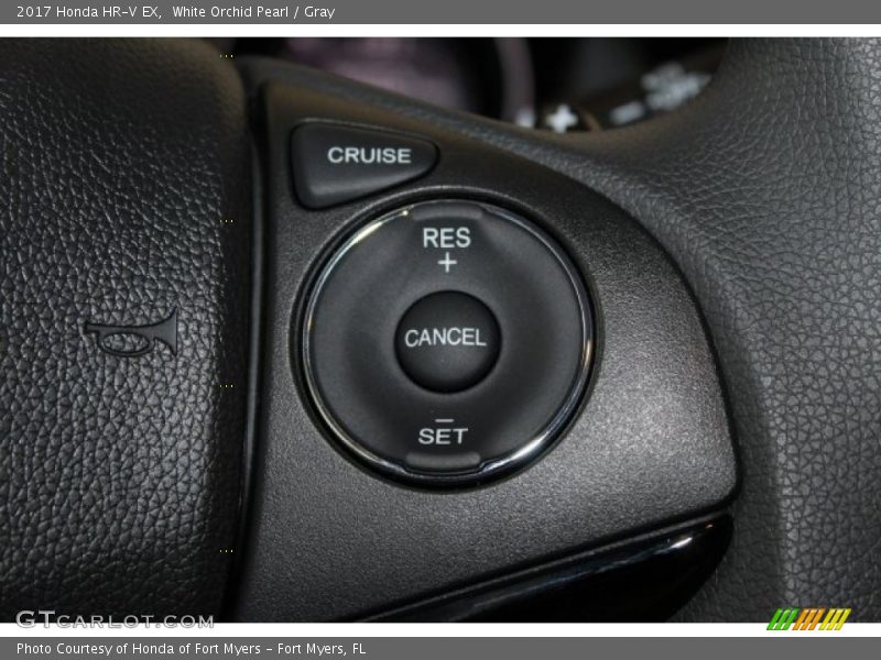 White Orchid Pearl / Gray 2017 Honda HR-V EX