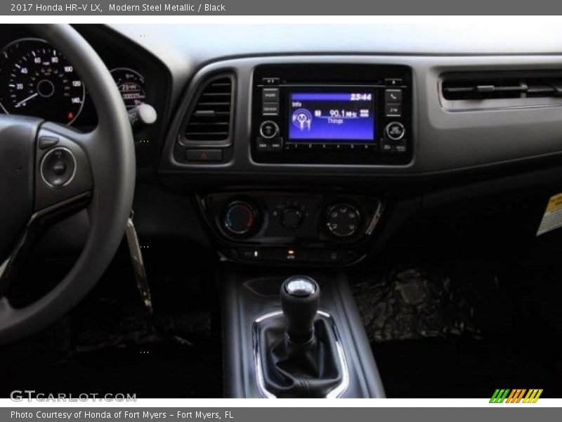 Modern Steel Metallic / Black 2017 Honda HR-V LX
