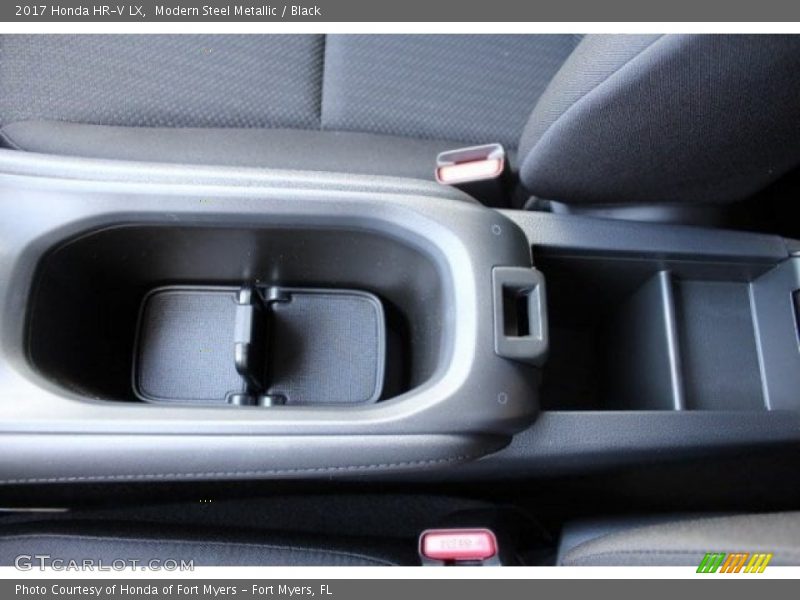 Modern Steel Metallic / Black 2017 Honda HR-V LX