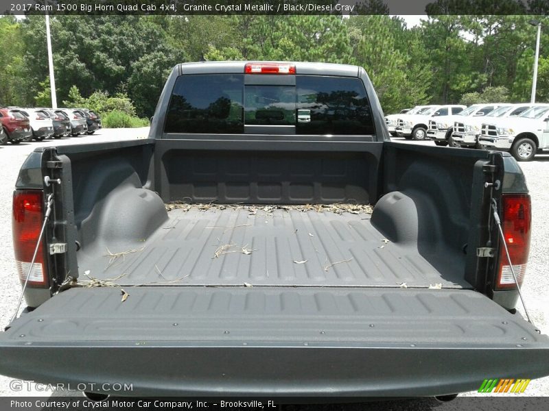 Granite Crystal Metallic / Black/Diesel Gray 2017 Ram 1500 Big Horn Quad Cab 4x4