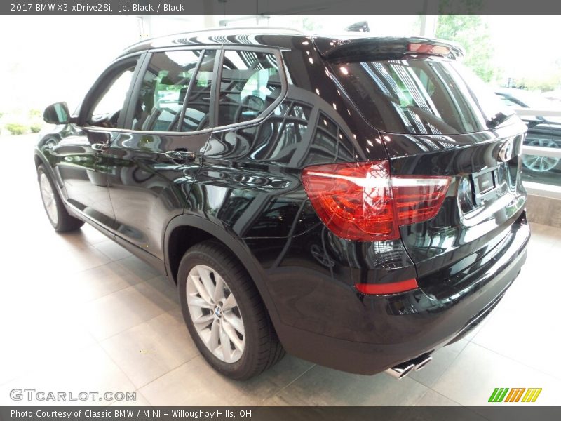 Jet Black / Black 2017 BMW X3 xDrive28i