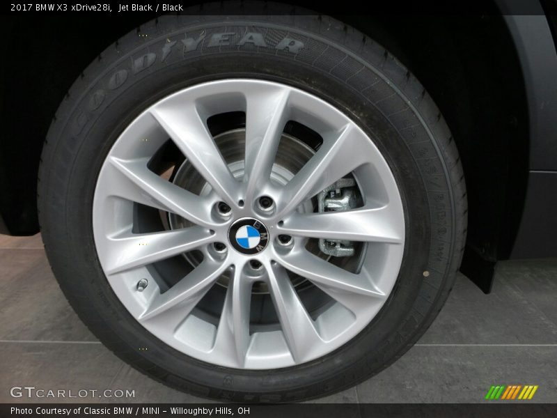 Jet Black / Black 2017 BMW X3 xDrive28i
