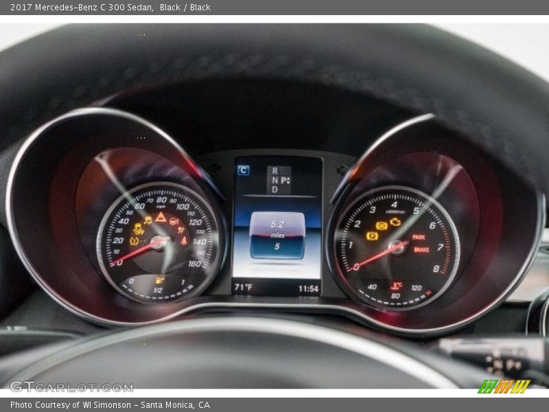 Black / Black 2017 Mercedes-Benz C 300 Sedan