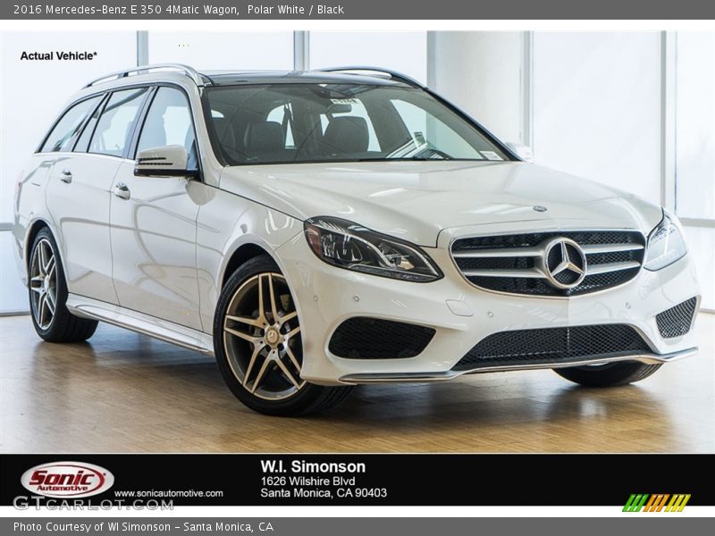 Polar White / Black 2016 Mercedes-Benz E 350 4Matic Wagon