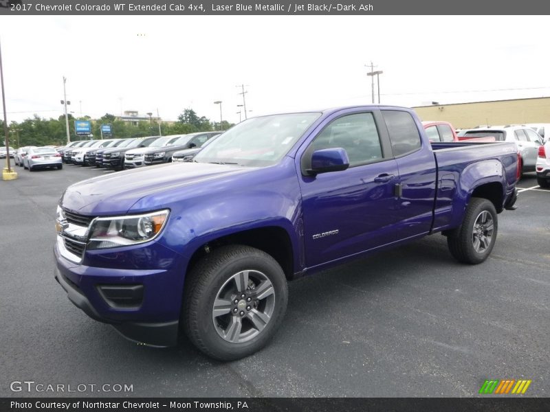 Laser Blue Metallic / Jet Black/­Dark Ash 2017 Chevrolet Colorado WT Extended Cab 4x4