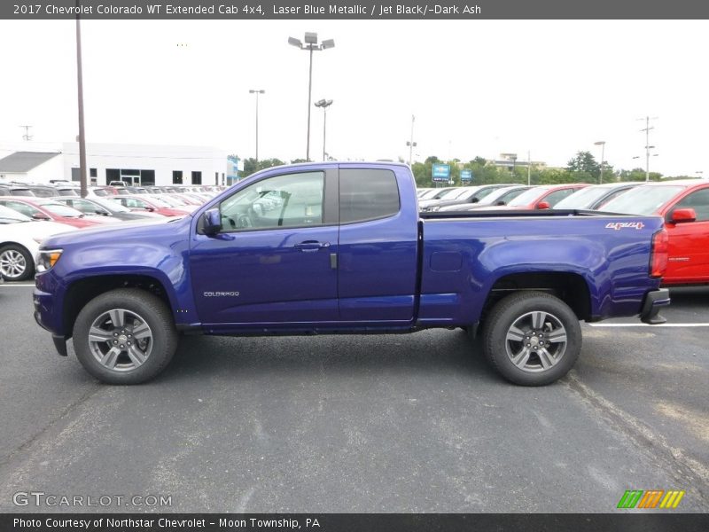 Laser Blue Metallic / Jet Black/­Dark Ash 2017 Chevrolet Colorado WT Extended Cab 4x4