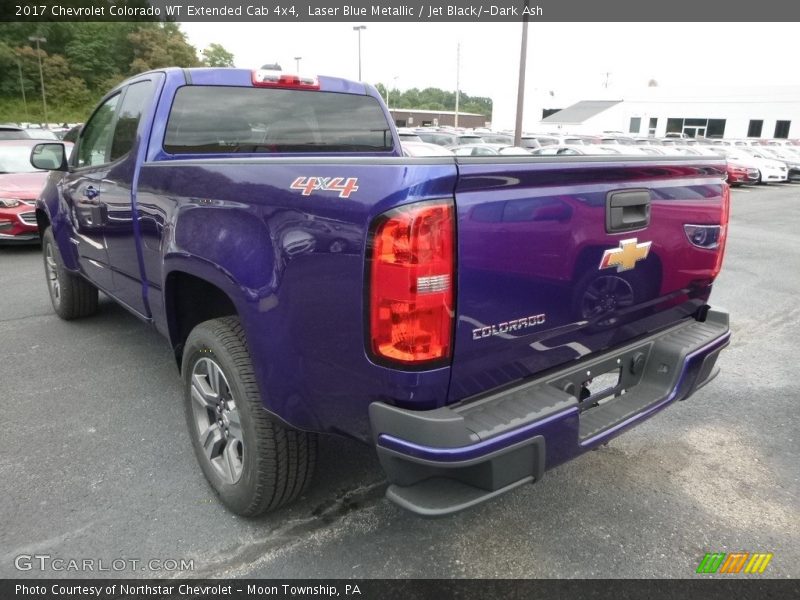 Laser Blue Metallic / Jet Black/­Dark Ash 2017 Chevrolet Colorado WT Extended Cab 4x4