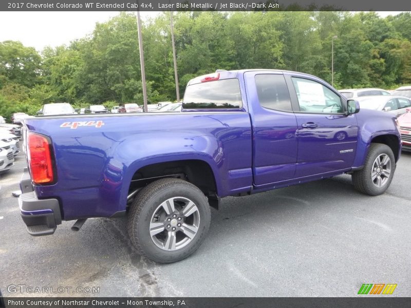 Laser Blue Metallic / Jet Black/­Dark Ash 2017 Chevrolet Colorado WT Extended Cab 4x4