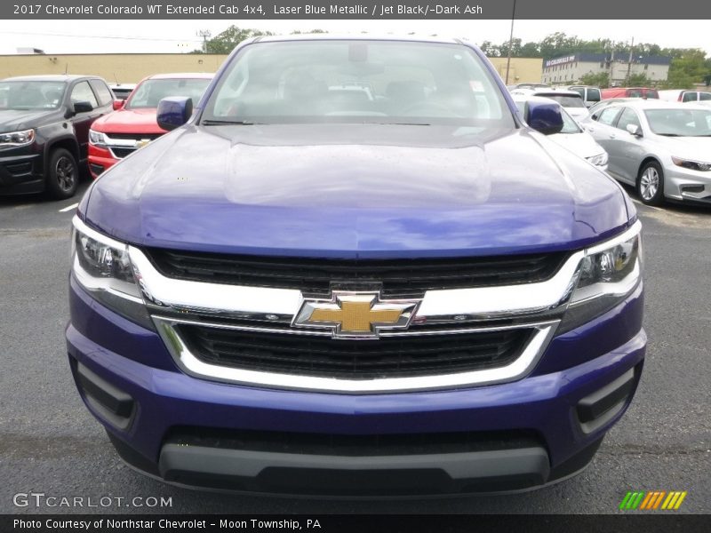 Laser Blue Metallic / Jet Black/­Dark Ash 2017 Chevrolet Colorado WT Extended Cab 4x4