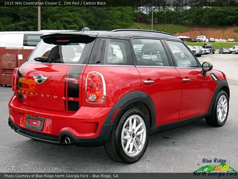 Chili Red / Carbon Black 2015 Mini Countryman Cooper S