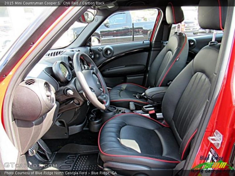 Chili Red / Carbon Black 2015 Mini Countryman Cooper S
