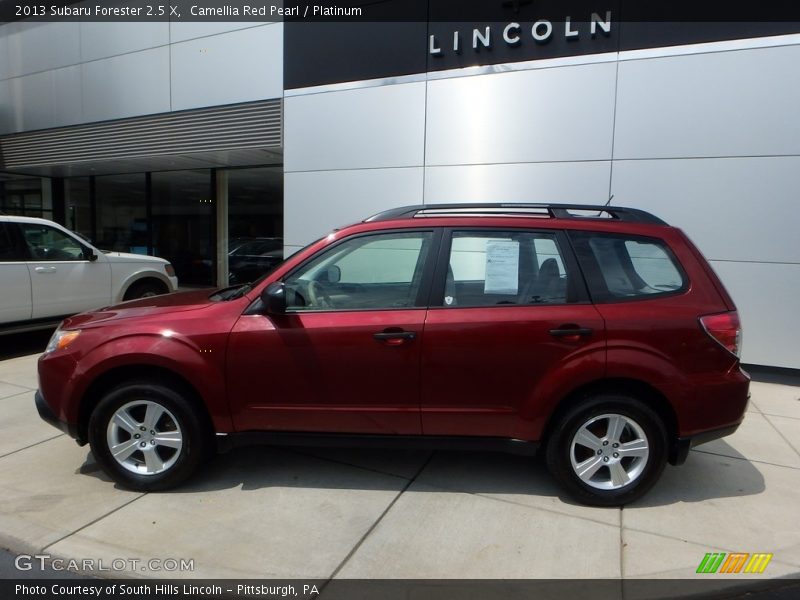 Camellia Red Pearl / Platinum 2013 Subaru Forester 2.5 X