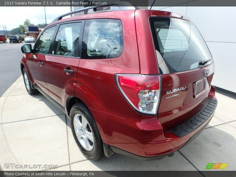 Camellia Red Pearl / Platinum 2013 Subaru Forester 2.5 X