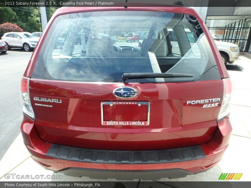 Camellia Red Pearl / Platinum 2013 Subaru Forester 2.5 X