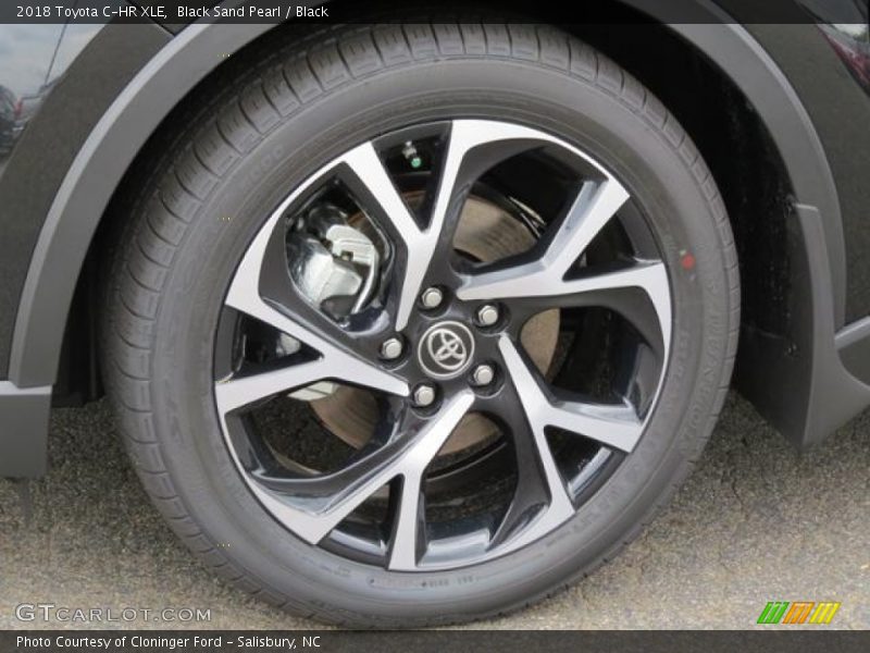 Black Sand Pearl / Black 2018 Toyota C-HR XLE