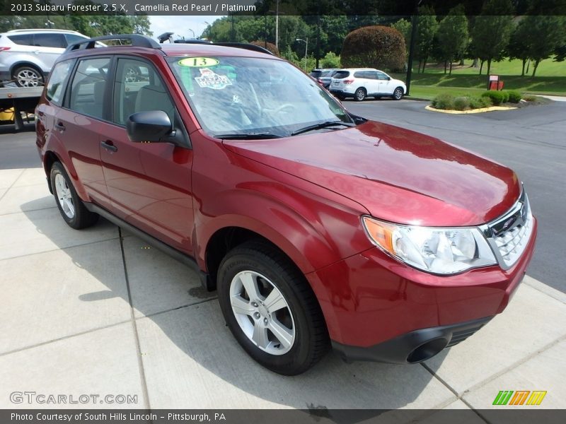Camellia Red Pearl / Platinum 2013 Subaru Forester 2.5 X