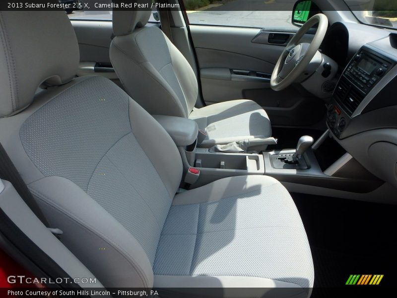 Camellia Red Pearl / Platinum 2013 Subaru Forester 2.5 X