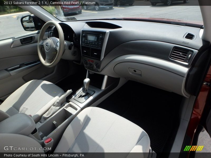 Camellia Red Pearl / Platinum 2013 Subaru Forester 2.5 X