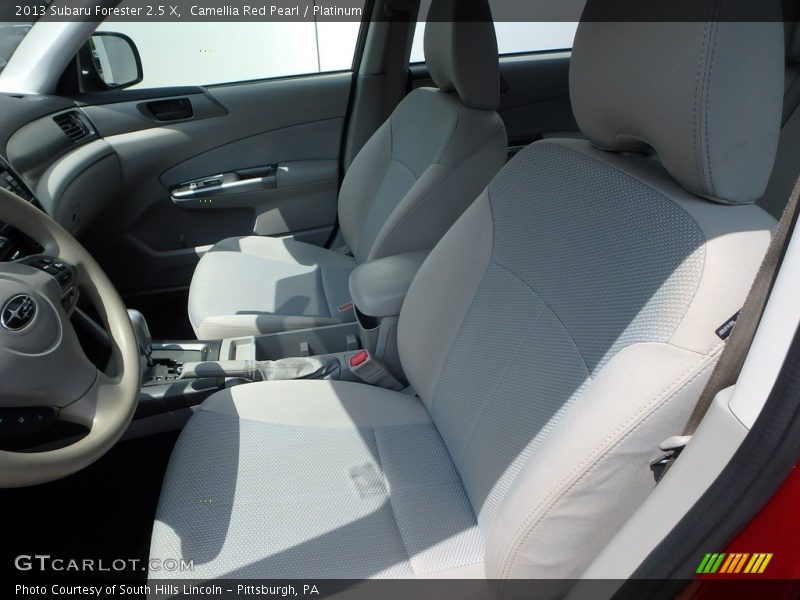 Camellia Red Pearl / Platinum 2013 Subaru Forester 2.5 X