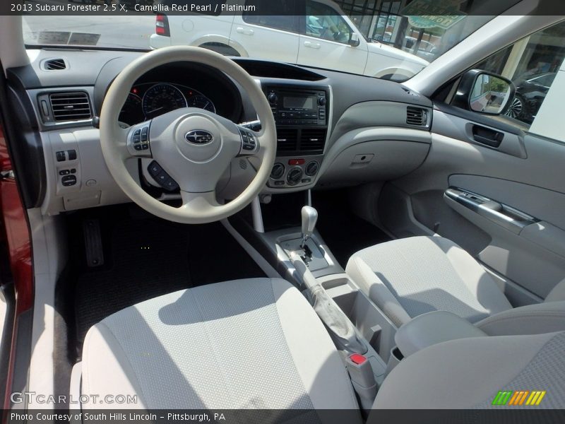 Camellia Red Pearl / Platinum 2013 Subaru Forester 2.5 X