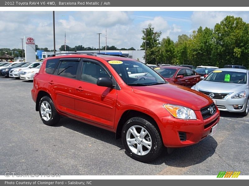 Barcelona Red Metallic / Ash 2012 Toyota RAV4 V6 4WD