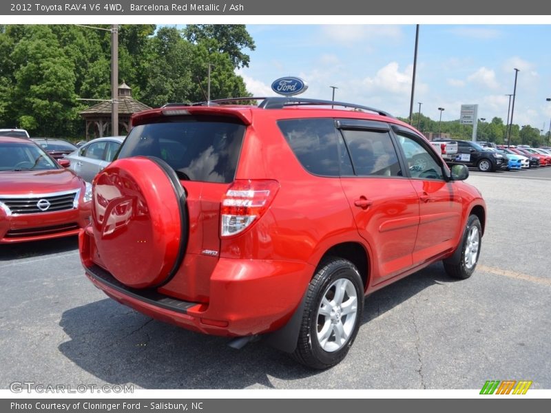 Barcelona Red Metallic / Ash 2012 Toyota RAV4 V6 4WD