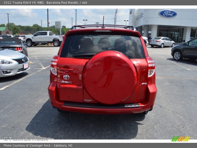 Barcelona Red Metallic / Ash 2012 Toyota RAV4 V6 4WD