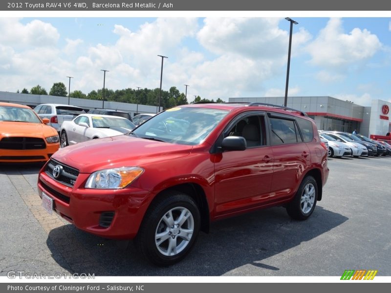 Barcelona Red Metallic / Ash 2012 Toyota RAV4 V6 4WD