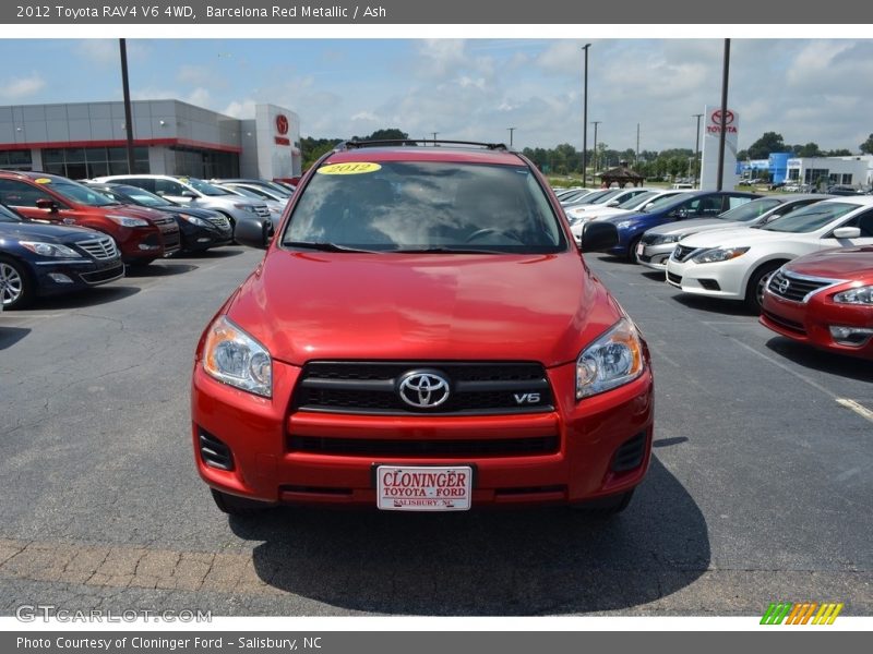 Barcelona Red Metallic / Ash 2012 Toyota RAV4 V6 4WD