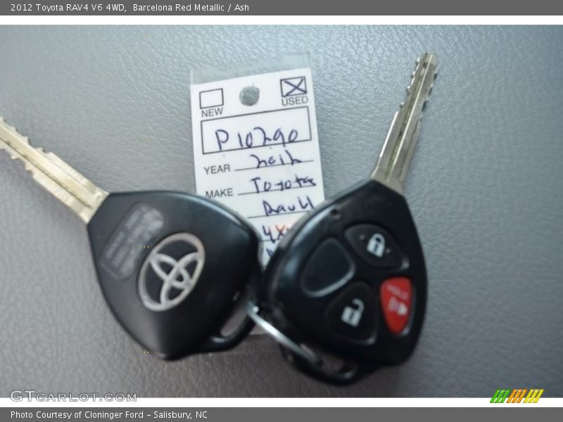 Barcelona Red Metallic / Ash 2012 Toyota RAV4 V6 4WD