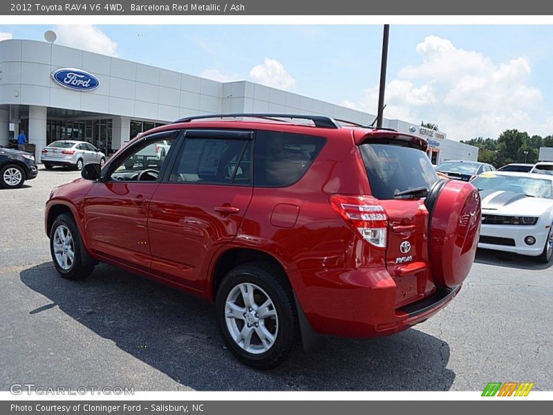 Barcelona Red Metallic / Ash 2012 Toyota RAV4 V6 4WD