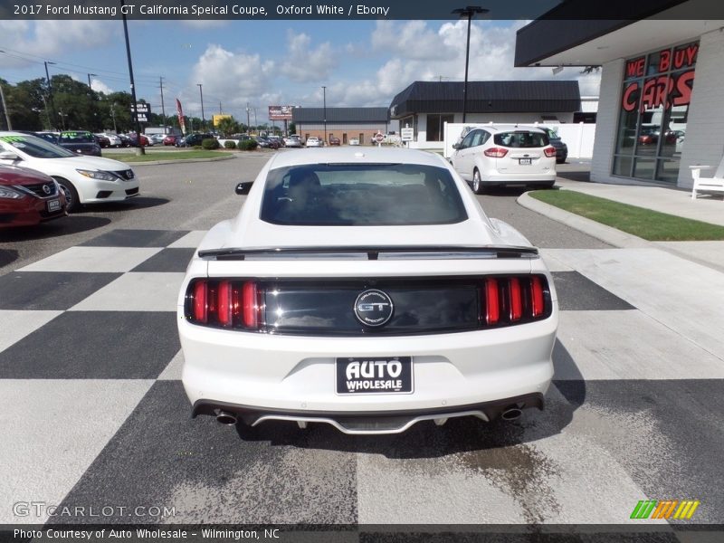 Oxford White / Ebony 2017 Ford Mustang GT California Speical Coupe