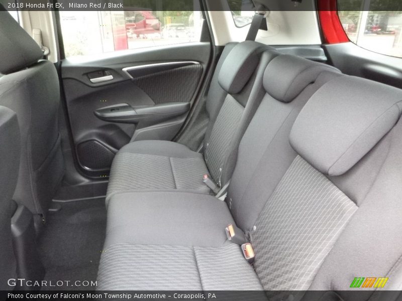 Milano Red / Black 2018 Honda Fit EX