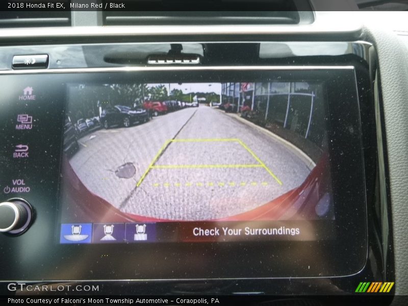 Milano Red / Black 2018 Honda Fit EX