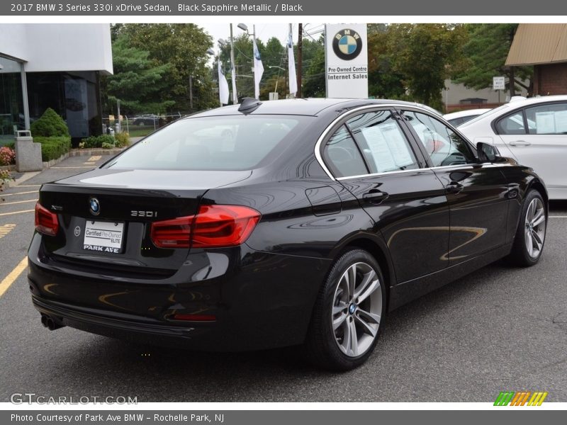 Black Sapphire Metallic / Black 2017 BMW 3 Series 330i xDrive Sedan