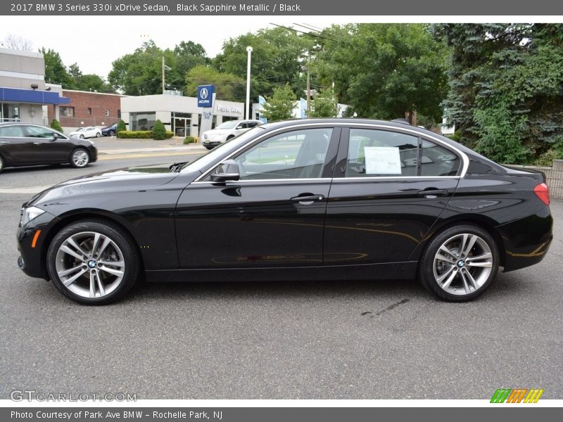 Black Sapphire Metallic / Black 2017 BMW 3 Series 330i xDrive Sedan