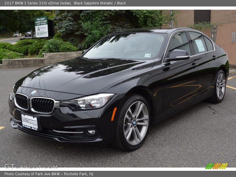 Black Sapphire Metallic / Black 2017 BMW 3 Series 330i xDrive Sedan