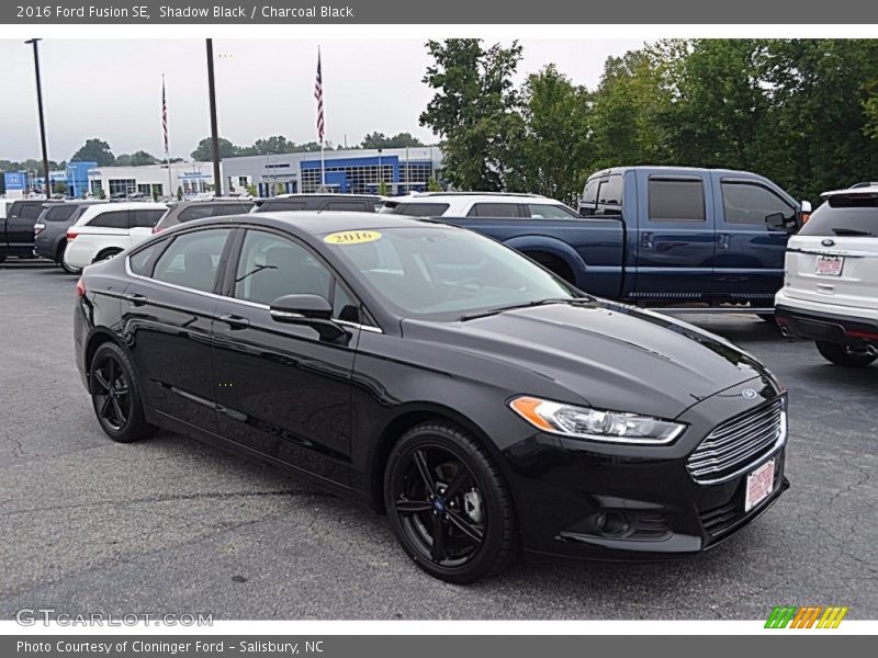 Shadow Black / Charcoal Black 2016 Ford Fusion SE