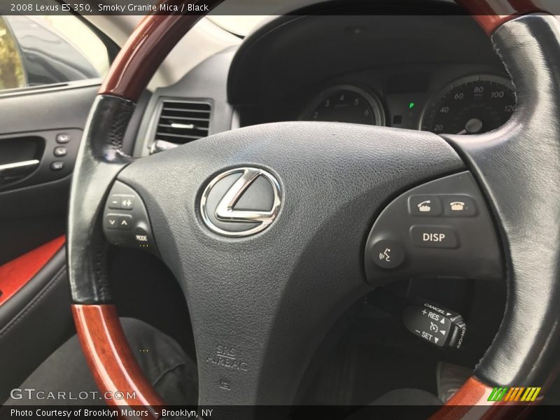Smoky Granite Mica / Black 2008 Lexus ES 350