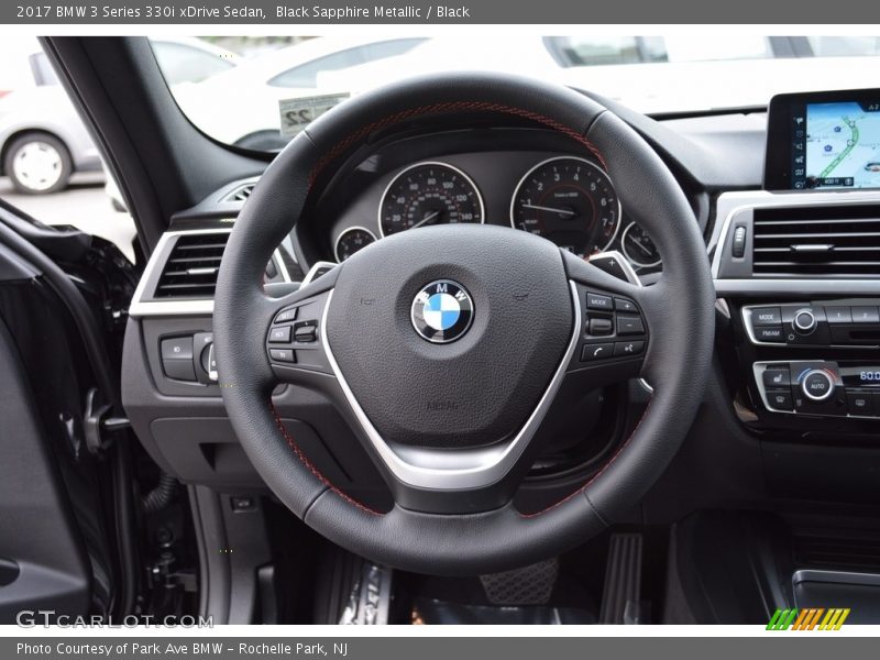 Black Sapphire Metallic / Black 2017 BMW 3 Series 330i xDrive Sedan