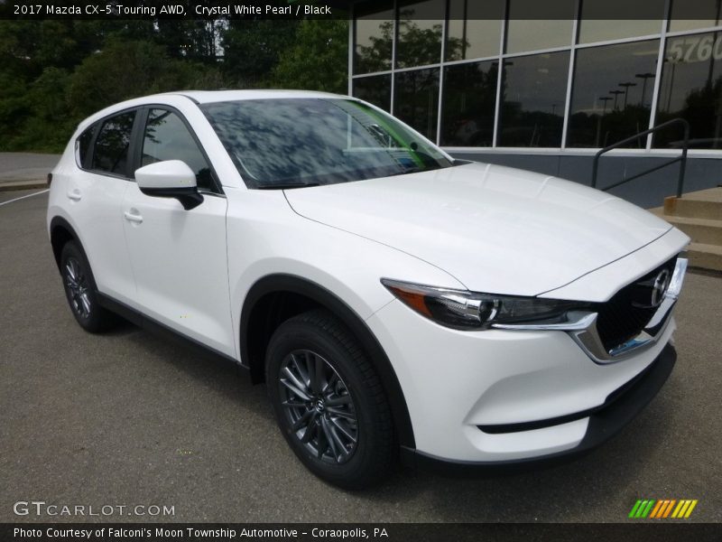 Crystal White Pearl / Black 2017 Mazda CX-5 Touring AWD