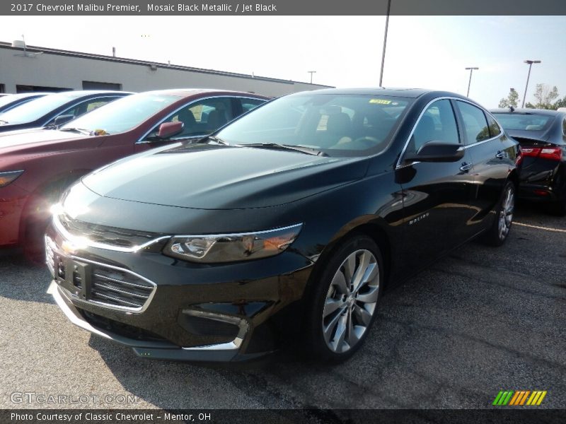 Mosaic Black Metallic / Jet Black 2017 Chevrolet Malibu Premier