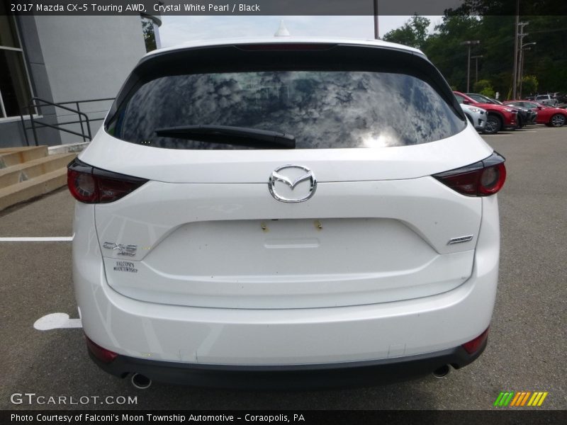 Crystal White Pearl / Black 2017 Mazda CX-5 Touring AWD