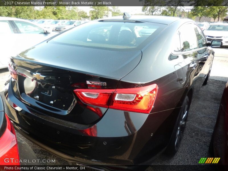Mosaic Black Metallic / Jet Black 2017 Chevrolet Malibu Premier
