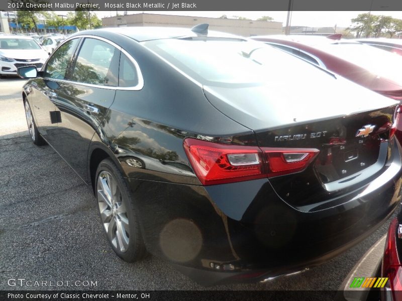 Mosaic Black Metallic / Jet Black 2017 Chevrolet Malibu Premier
