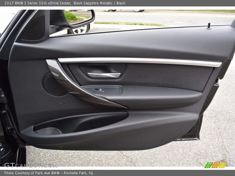 Black Sapphire Metallic / Black 2017 BMW 3 Series 330i xDrive Sedan